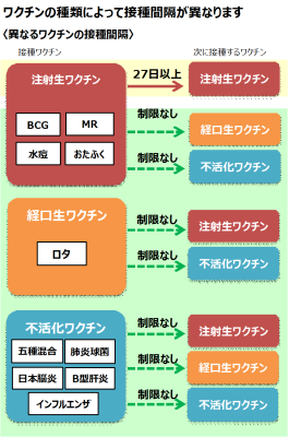 他のワクチンとの接種間隔