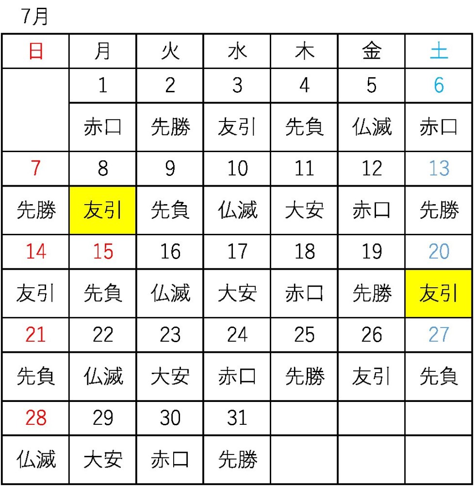 7月